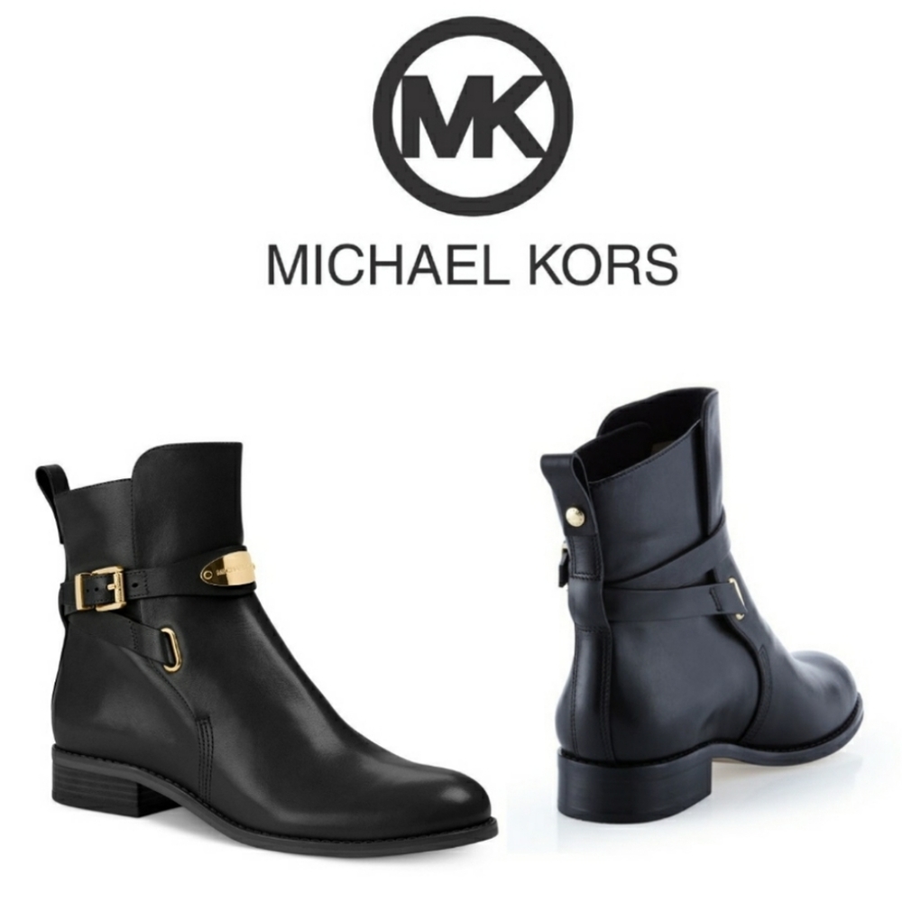 Michael Kors Black Arley Ankle Boots 7.5